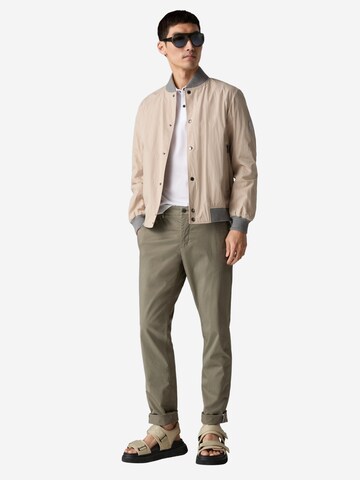 BOGNER Slimfit Chinohose 'Niko' in Braun
