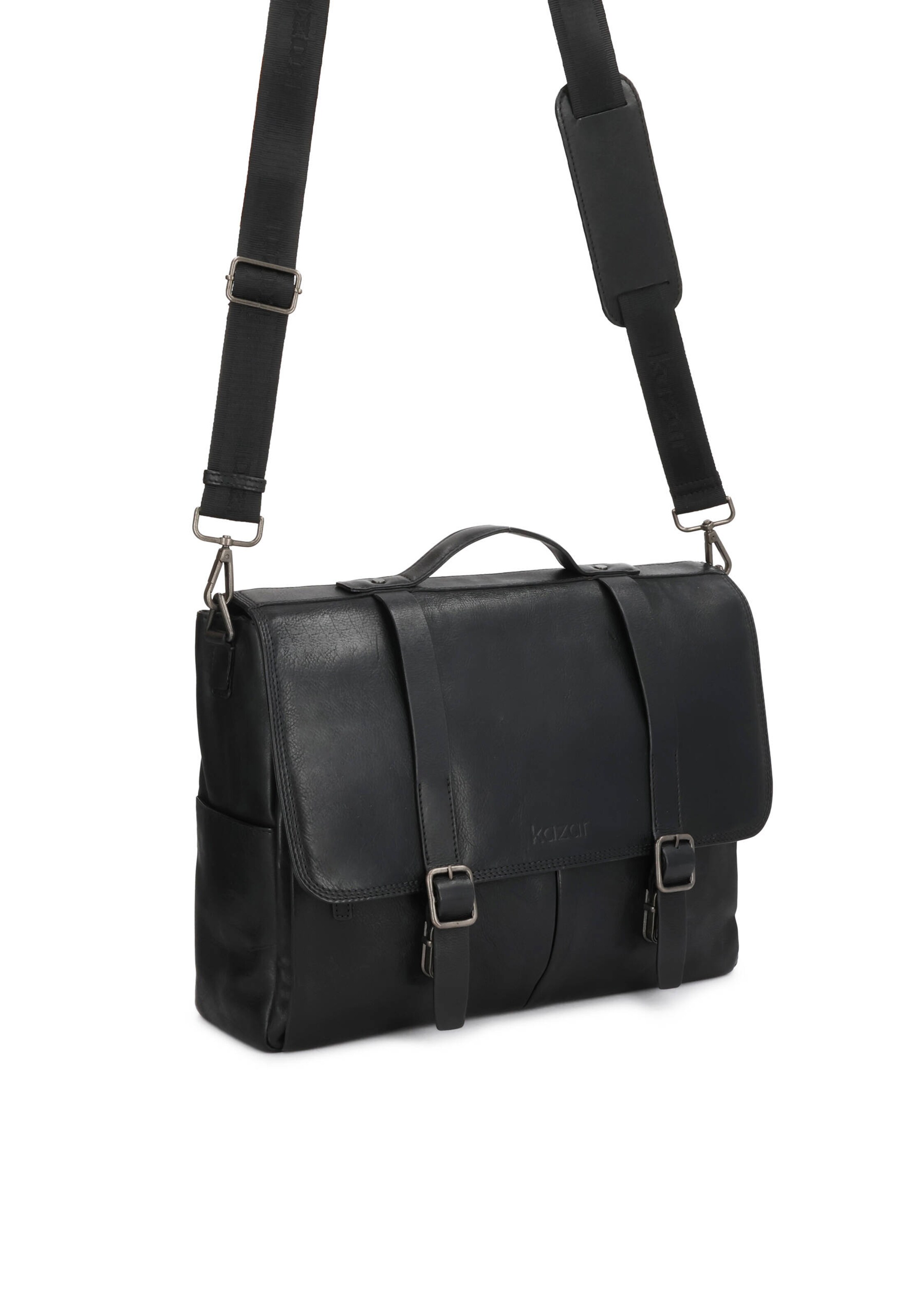 Porte-documents Kazar en noir