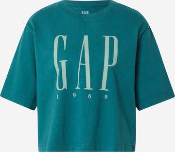 T-shirt GAP en vert : devant