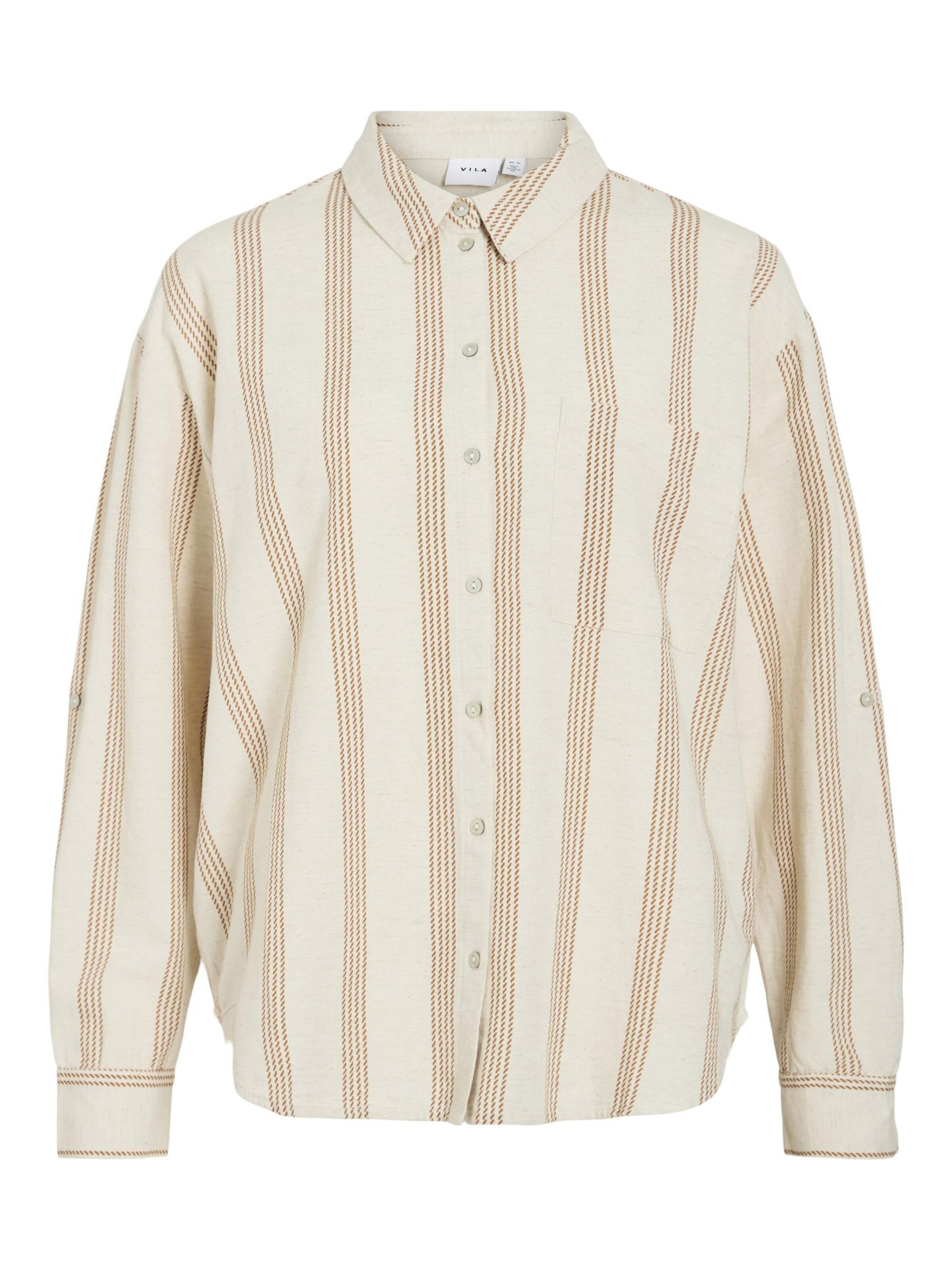 VILA Blouse in Beige: front