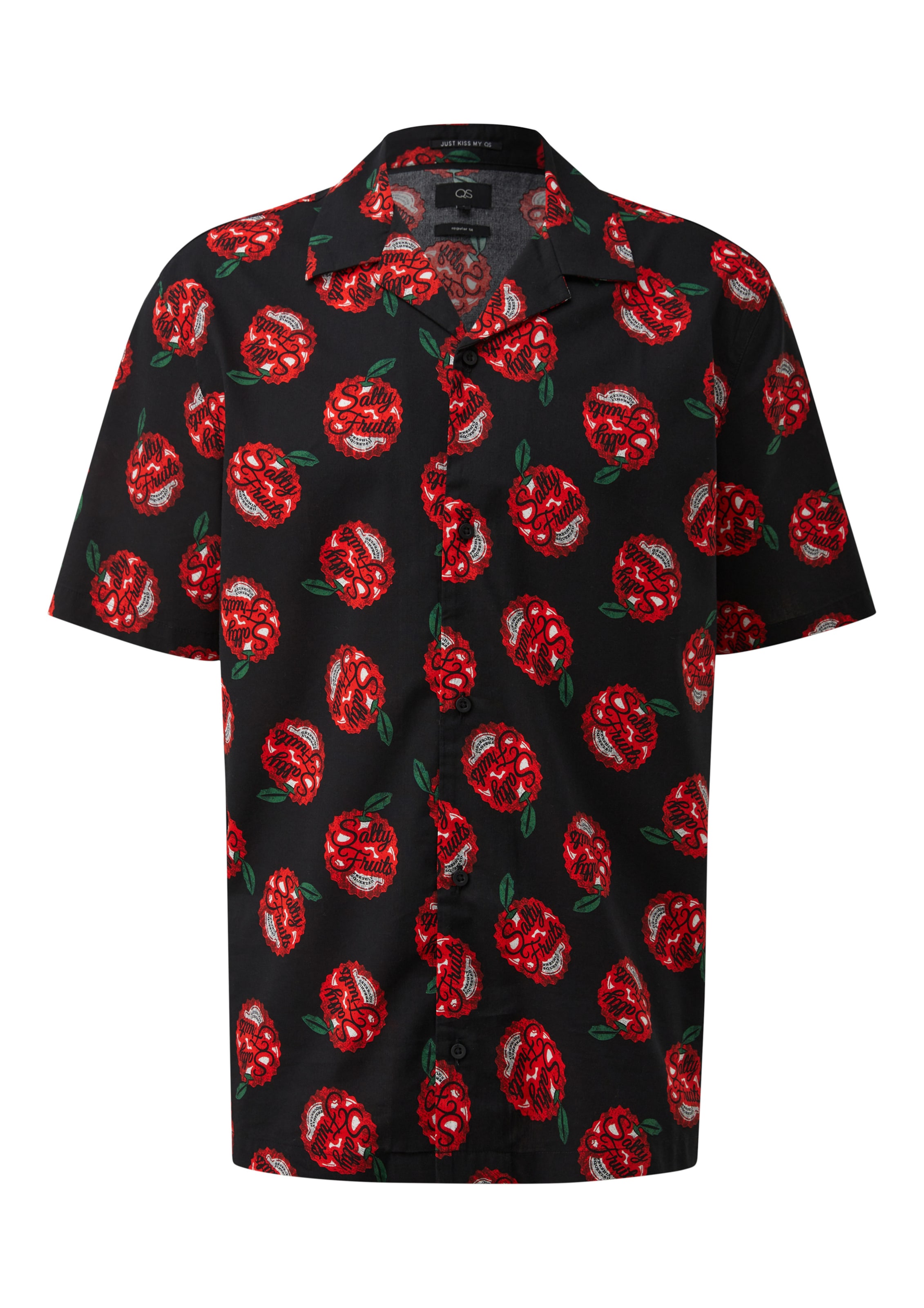 QS Button Up Shirt in L in Black, Item view