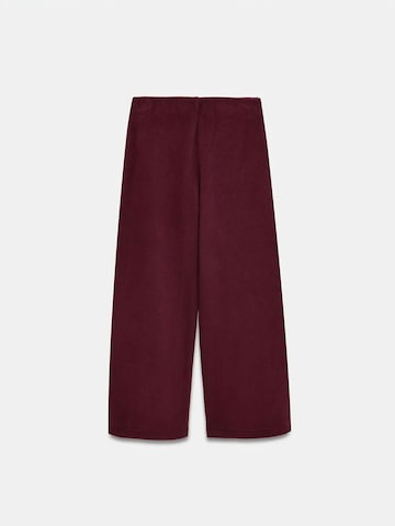 Dilvin Wide leg Pants in Red