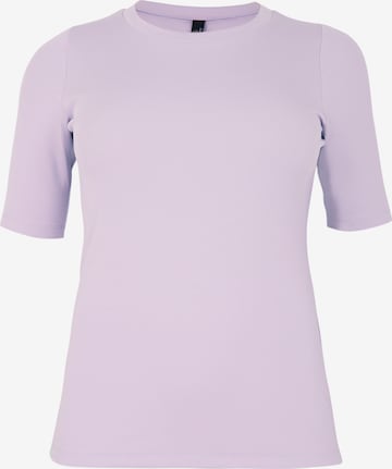 T-shirt YOEK en violet : devant