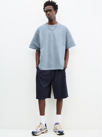 Pull&Bear Shirt in Blauw: voorkant