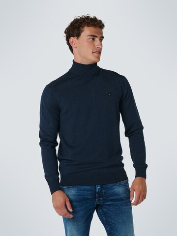 No Excess Sweater in Blue: front