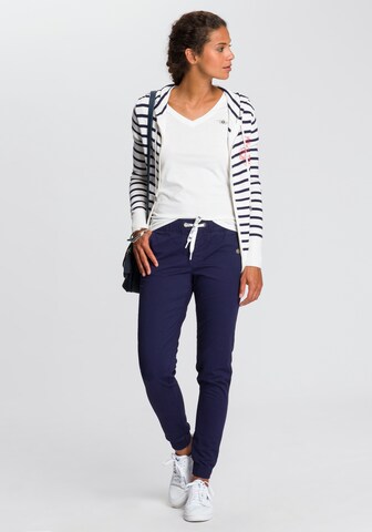 Tom Tailor Polo Team Knit Cardigan in Blue