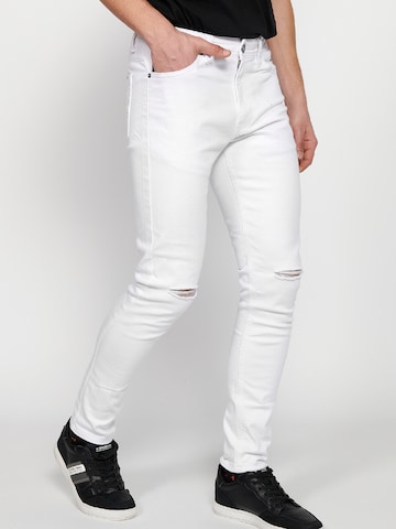 KOROSHI Regular Jeans i vit