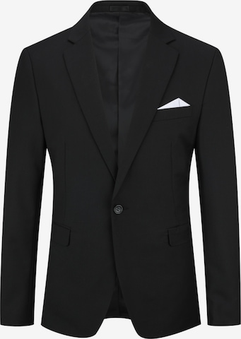 Youthup Slim fit Business Blazer in Black: front