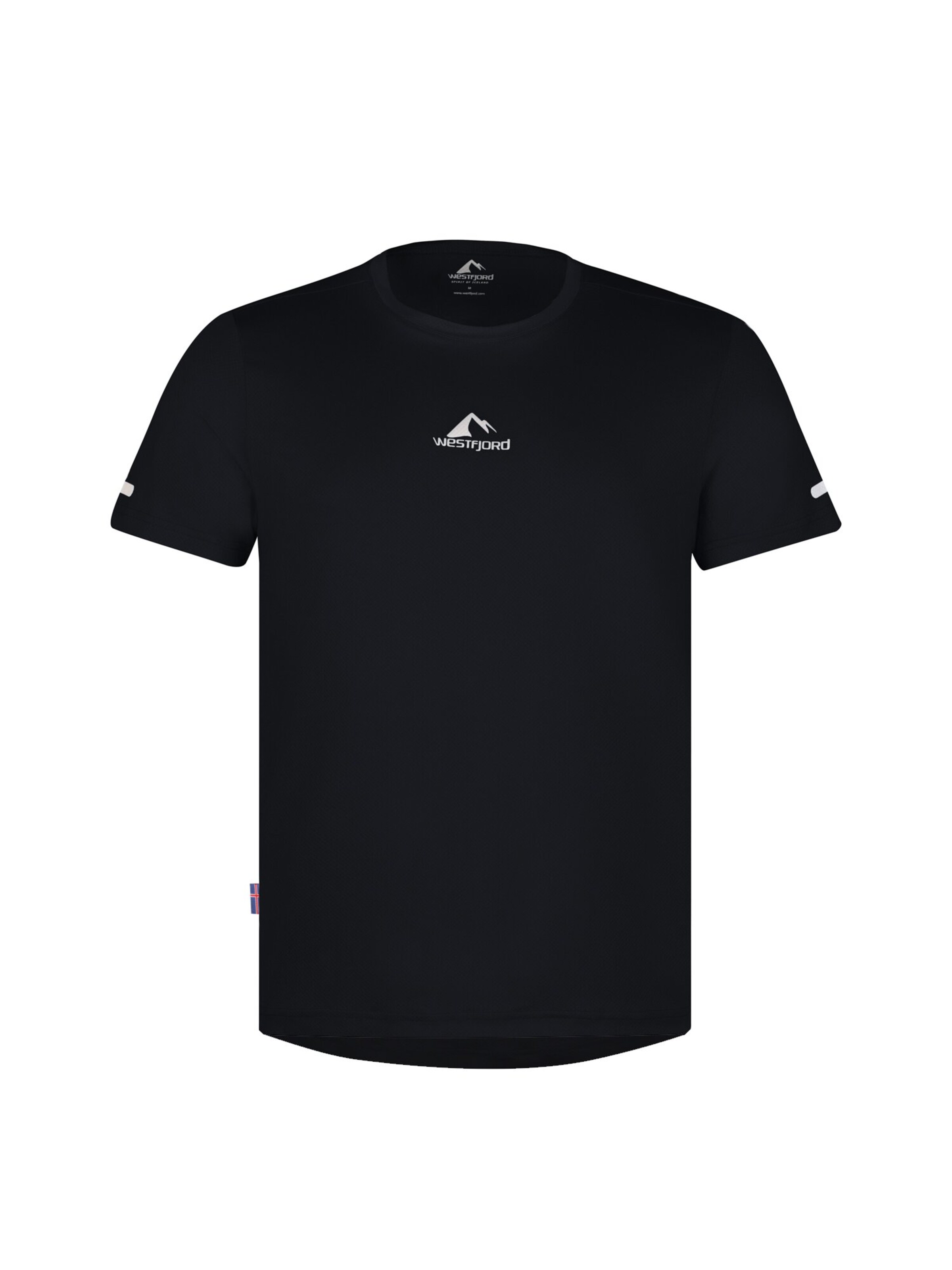 WESTFJORD Funktionsshirt‌‌‌ in Schwarz: Vorderseite