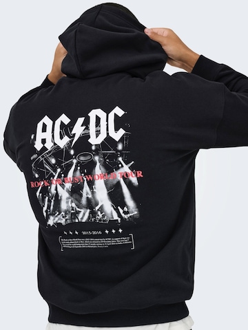 Only & Sons Sweatshirt 'ONSACDC' in Black