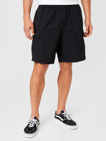 Obey Cargo Pants in Black: front