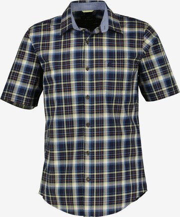 LERROS Regular fit Button Up Shirt in Yellow: front