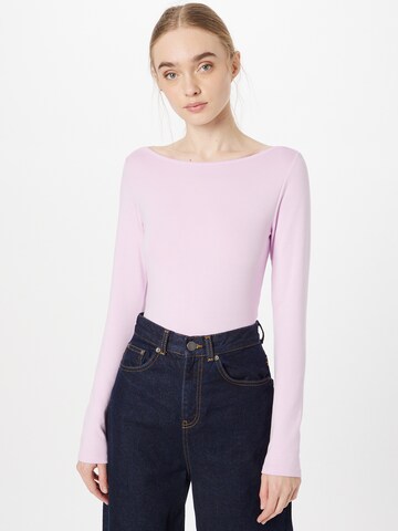 T-shirt GAP en violet : devant