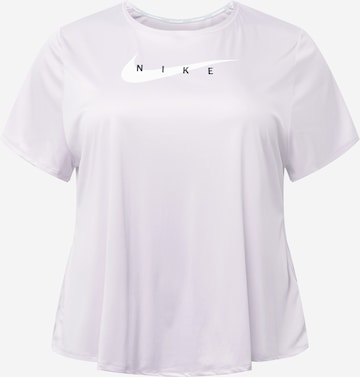 NIKE Functioneel shirt in Lila: voorkant