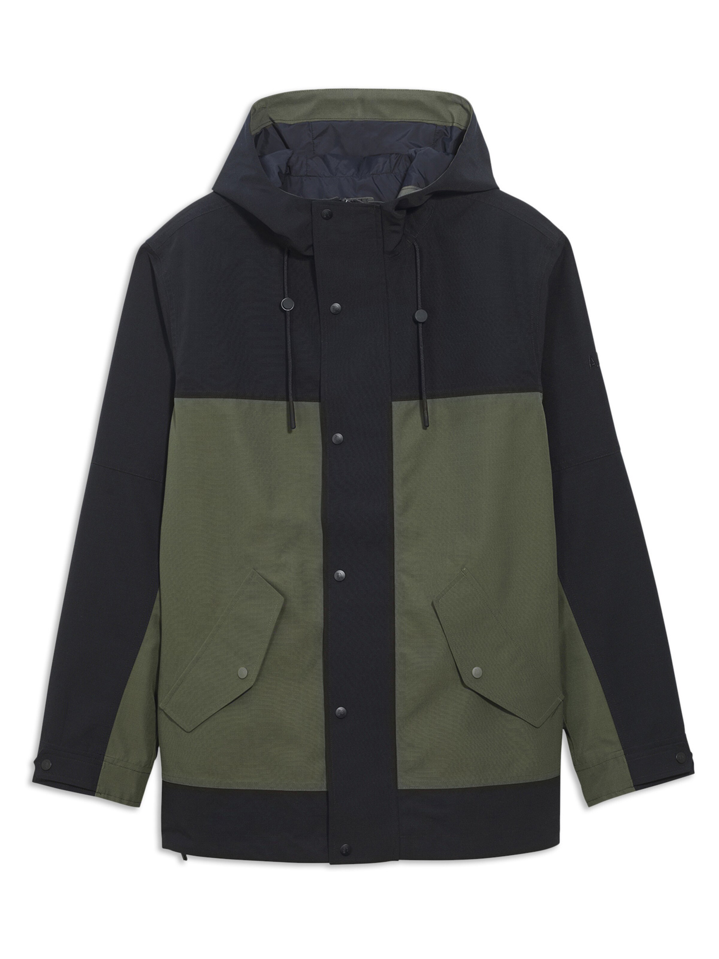 AIGLE Демисезонная куртка в Черный: спереди