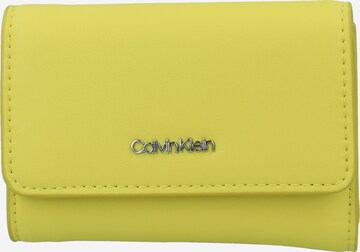Calvin Klein Πορτοφόλι σε κίτρινο: μπροστά
