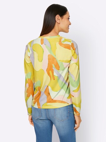 Tricou de la heine pe galben