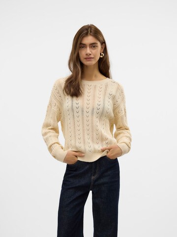 VERO MODA Tröja i beige: framsida