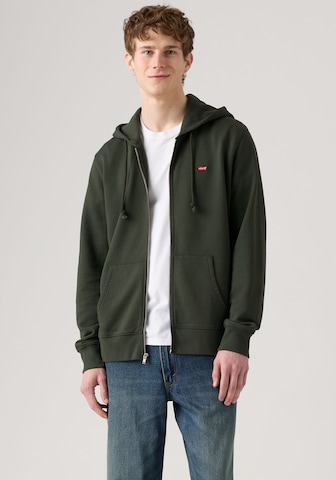 Regular fit Giacca di felpa 'The Original' di LEVI'S ® in verde: frontale
