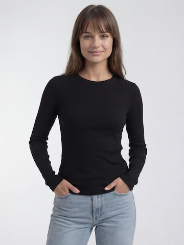 Antargo Shirt 'Longsleeve' in Black: front