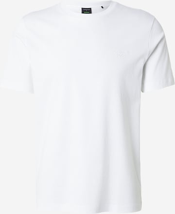 BOSS Тениска 'Spirit 70' в бяло: отпред