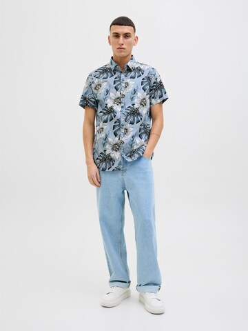 JACK & JONES Comfort fit Overhemd in Blauw