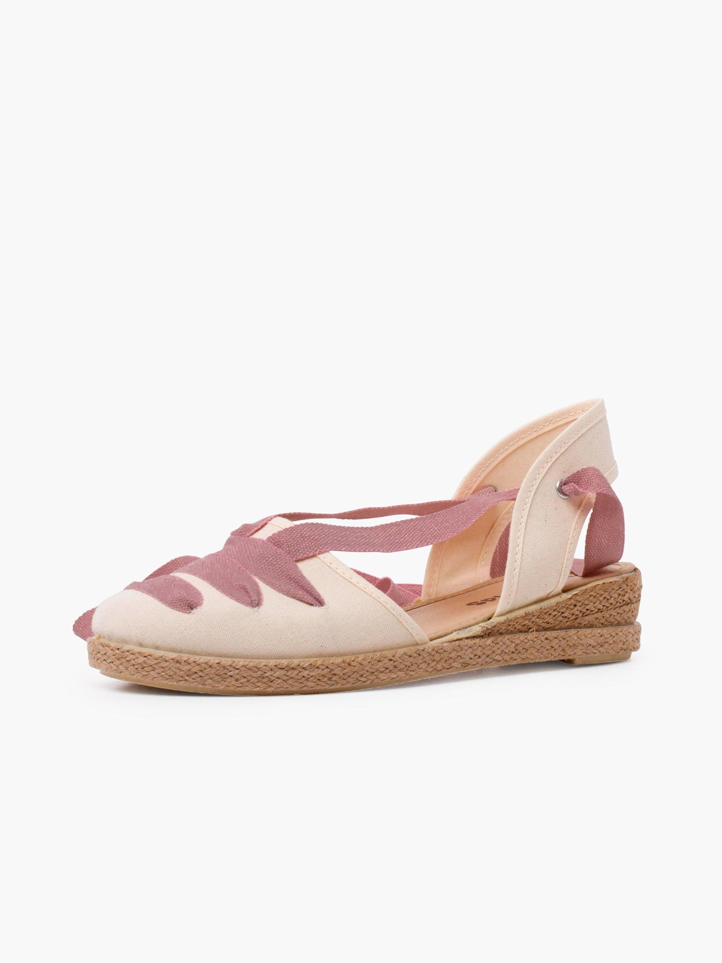 Sandales Pisamonas en rose : devant