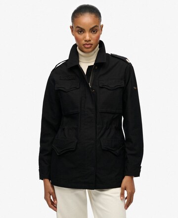 Veste mi-saison Superdry en noir : devant