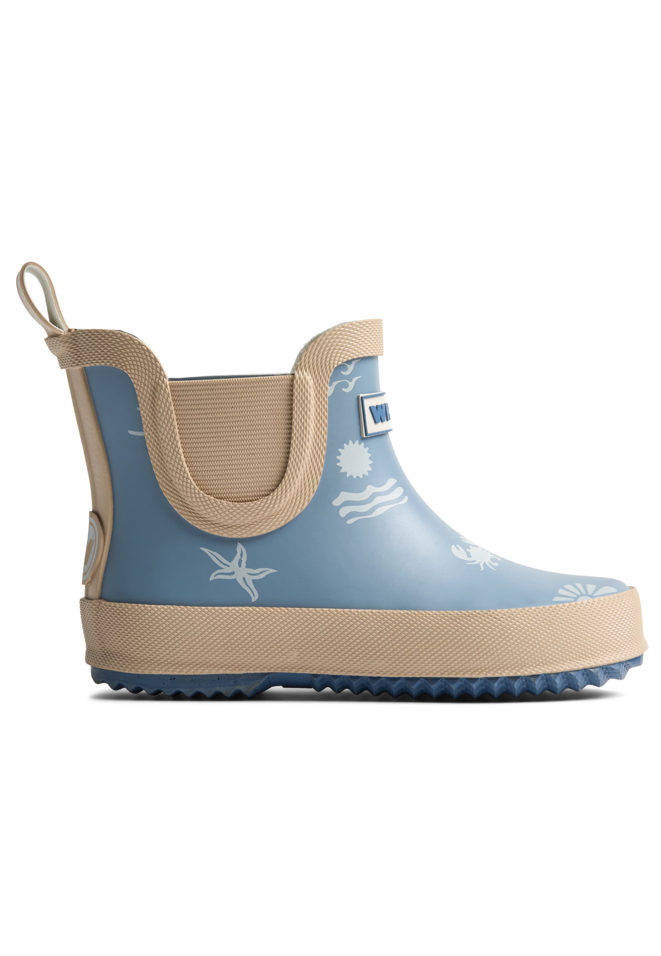 WHEAT Rubber boot in Blue: front