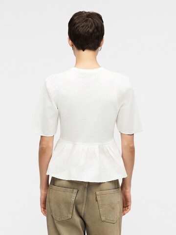 Tricou 'ONLVERONIKA' de la ONLY pe alb