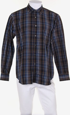 LEONARDO Button Up Shirt in M in Blue: front