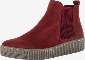 GABOR Chelsea Boots in Rot: Vorderseite