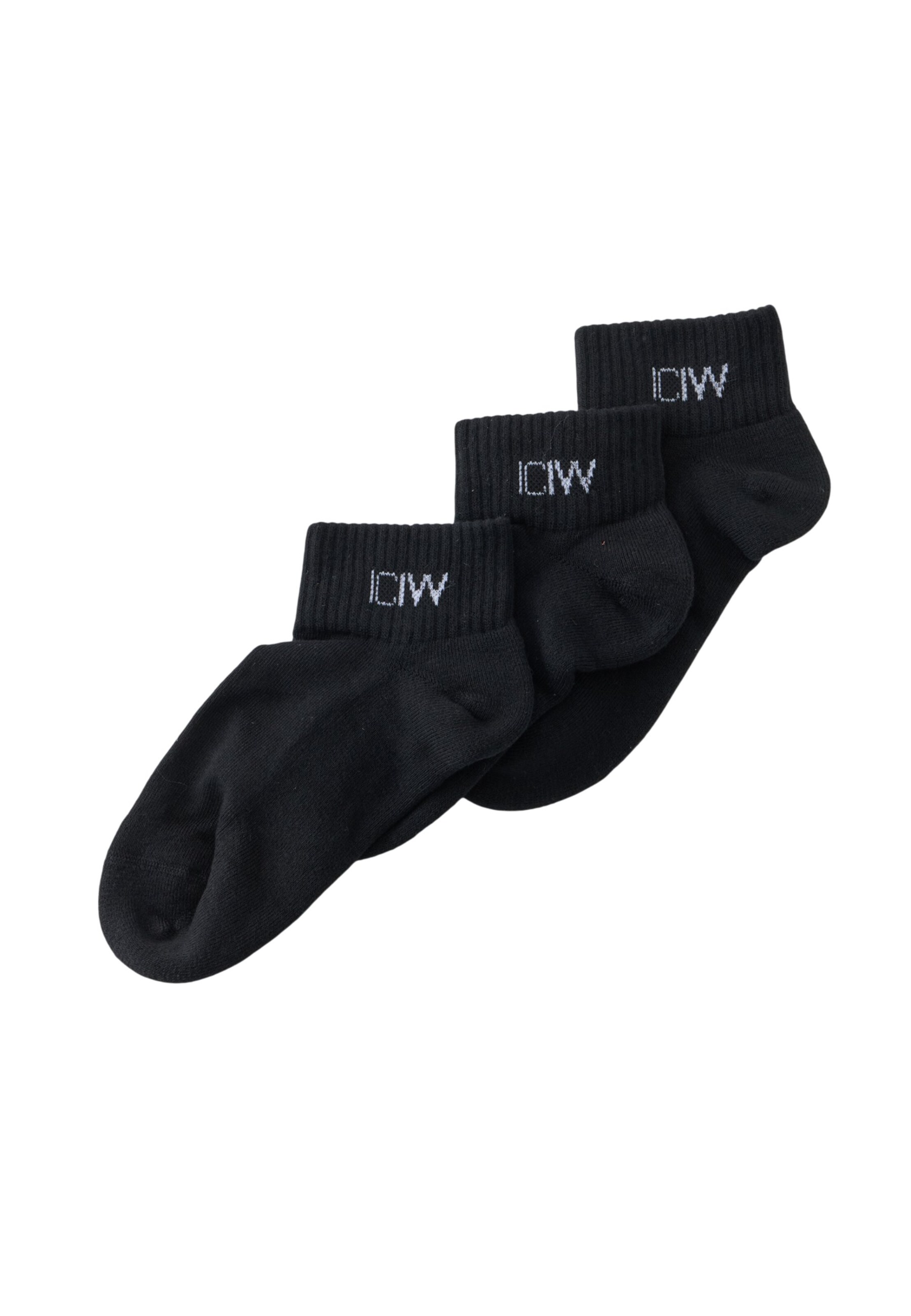 ICANIWILL Sports socks in Black: front