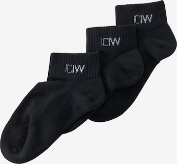 ICANIWILL - Meias de desporto em preto: frente