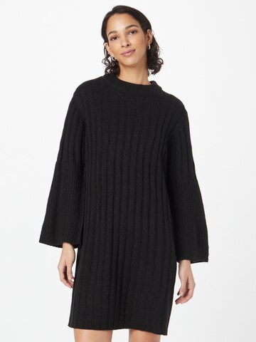 Robes en maille 'LAYLA' VERO MODA en noir : devant