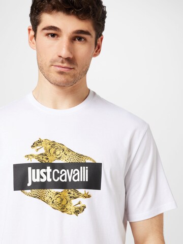 Just Cavalli Тениска в бяло