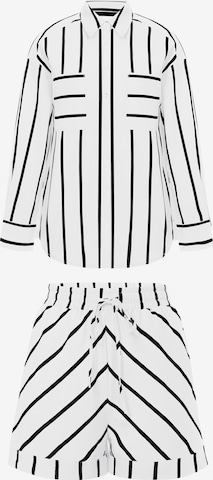 Pantaloni scurți de la Imily Bela pe alb: față