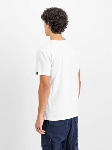 ALPHA INDUSTRIES Футболка 'Alpha Hawaii' в Белый