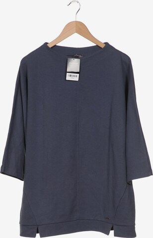 SAMOON Sweatshirt & Zip-Up Hoodie in XL in Blue: front