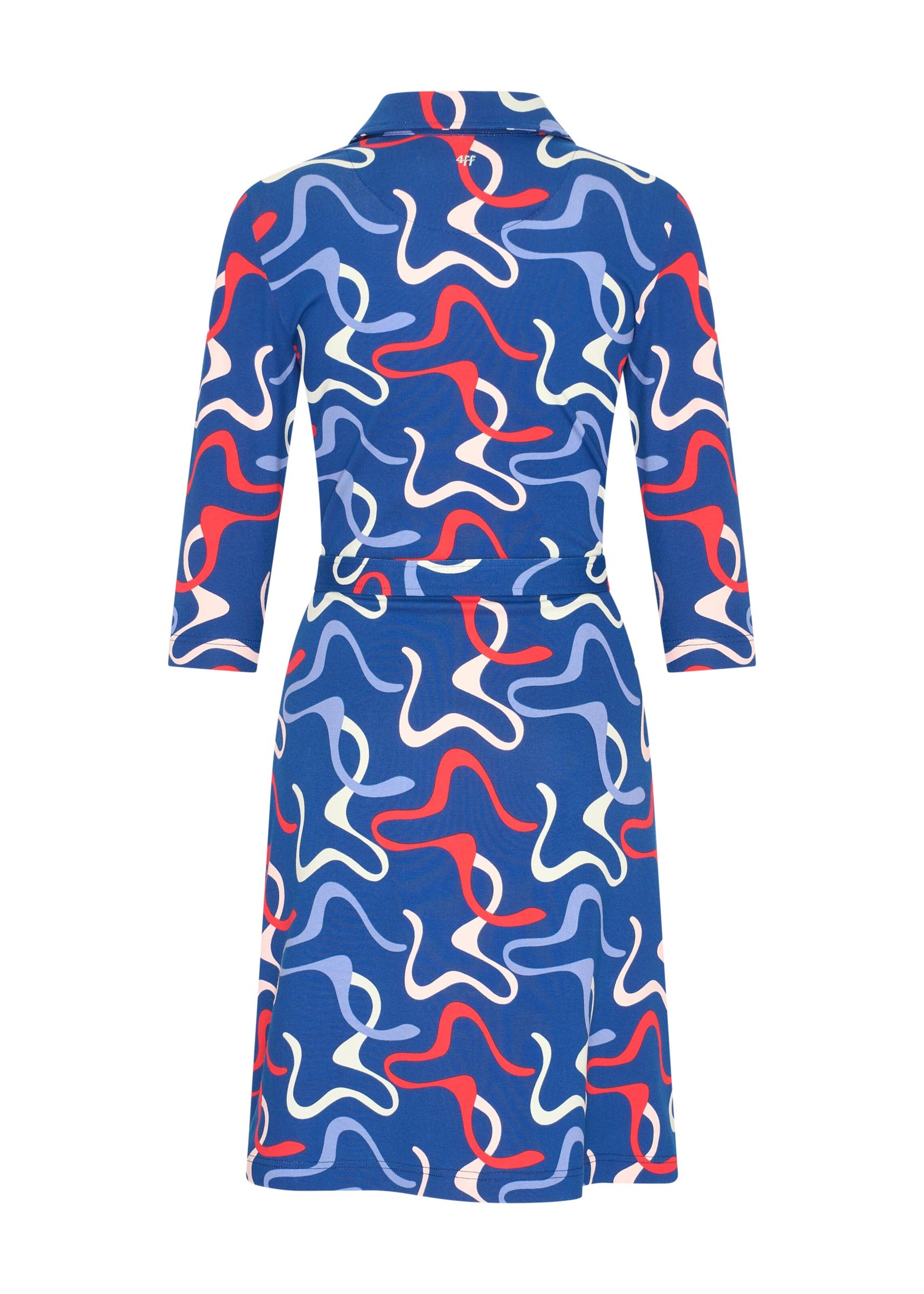 4funkyflavours Jurk 'Musicology' in Blauw