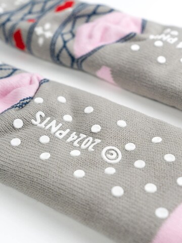 Snoopy & Die Peanuts Socks 'Hüttensocken' in Grey