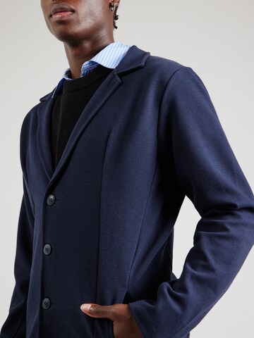 Key Largo Slim Fit Jakke 'MELBOURNE' i blå