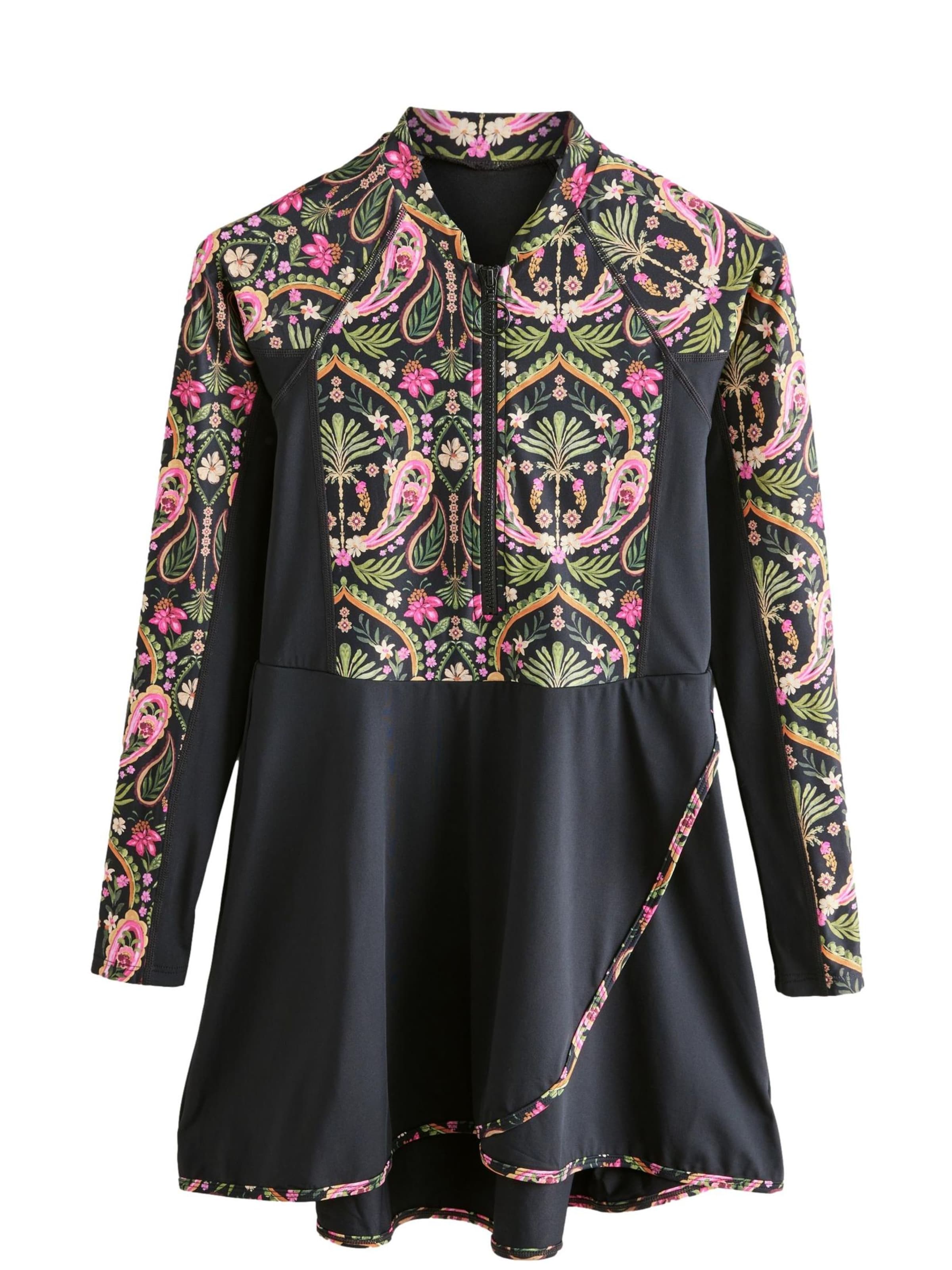 Next Верх танкини в Черный: спереди