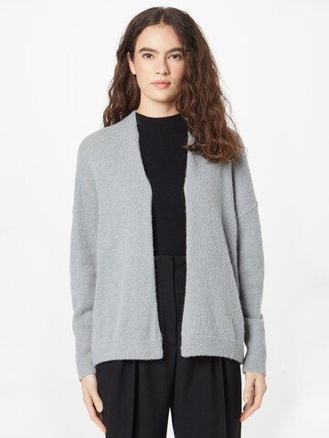 BOSS Black Knit cardigan 'Falescan' in Grey: front