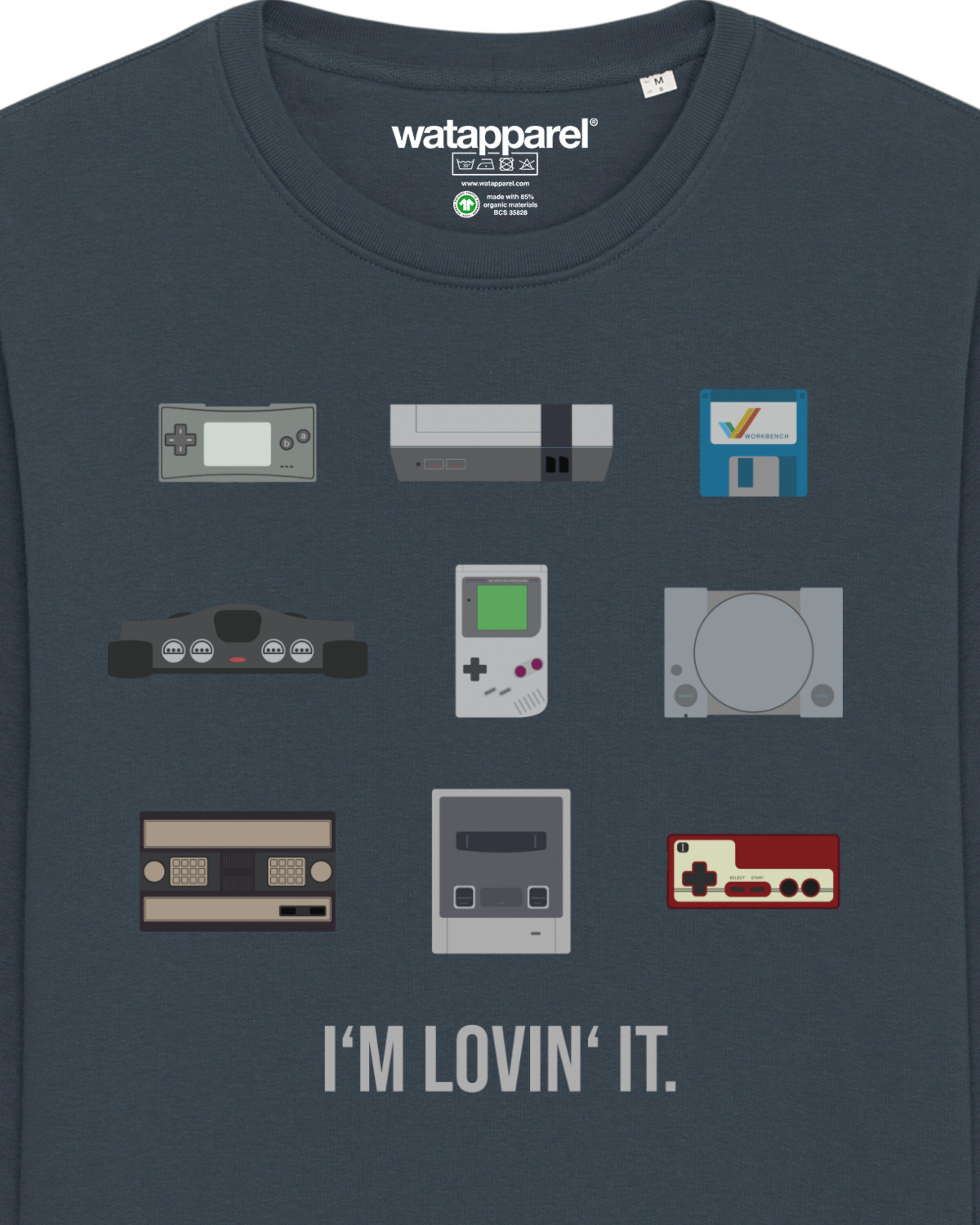 Felpa ' Videogames ' di Watapparel in grigio