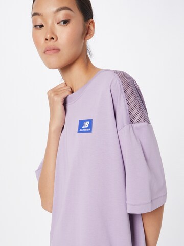 T-shirt new balance en violet