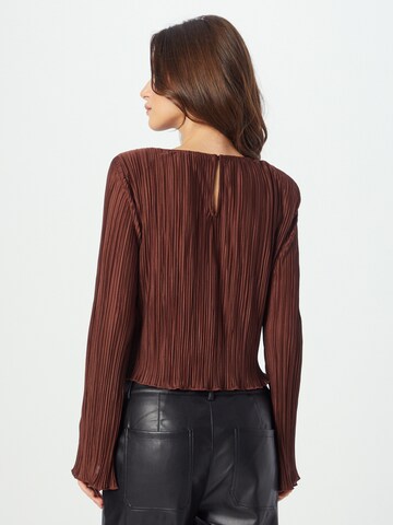 SOMETHINGNEW Blouse 'Victoria' in Brown
