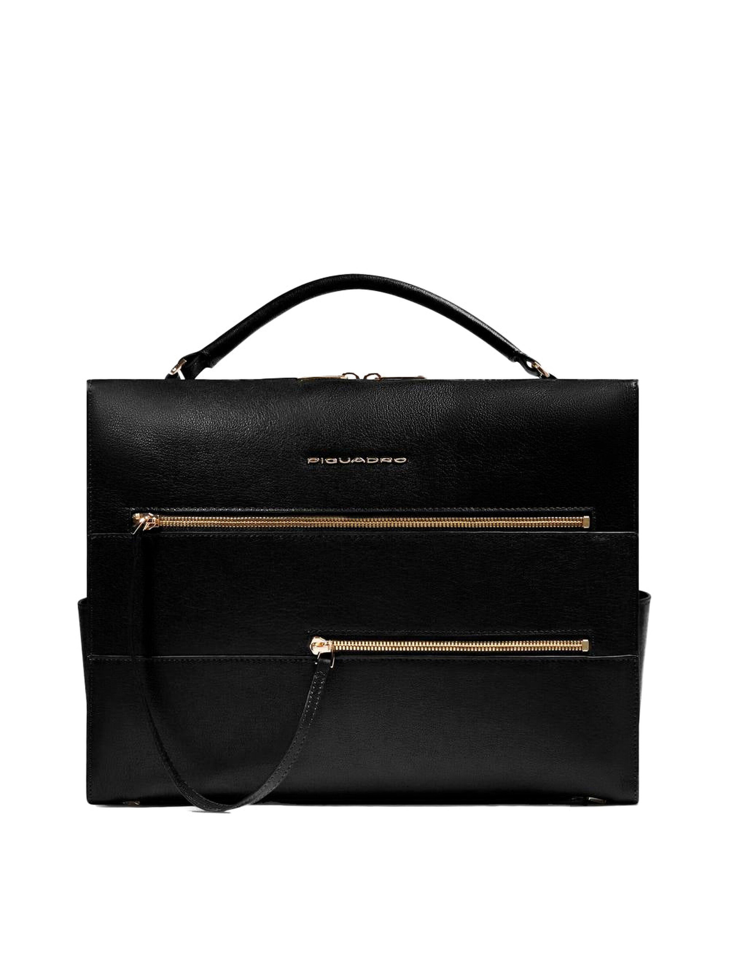 Piquadro Laptoptasche‌‌‌‌‌ in Schwarz: Vorderseite