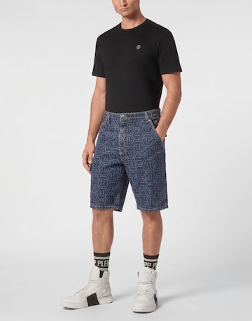 Philipp Plein Regular Jeans in Blauw
