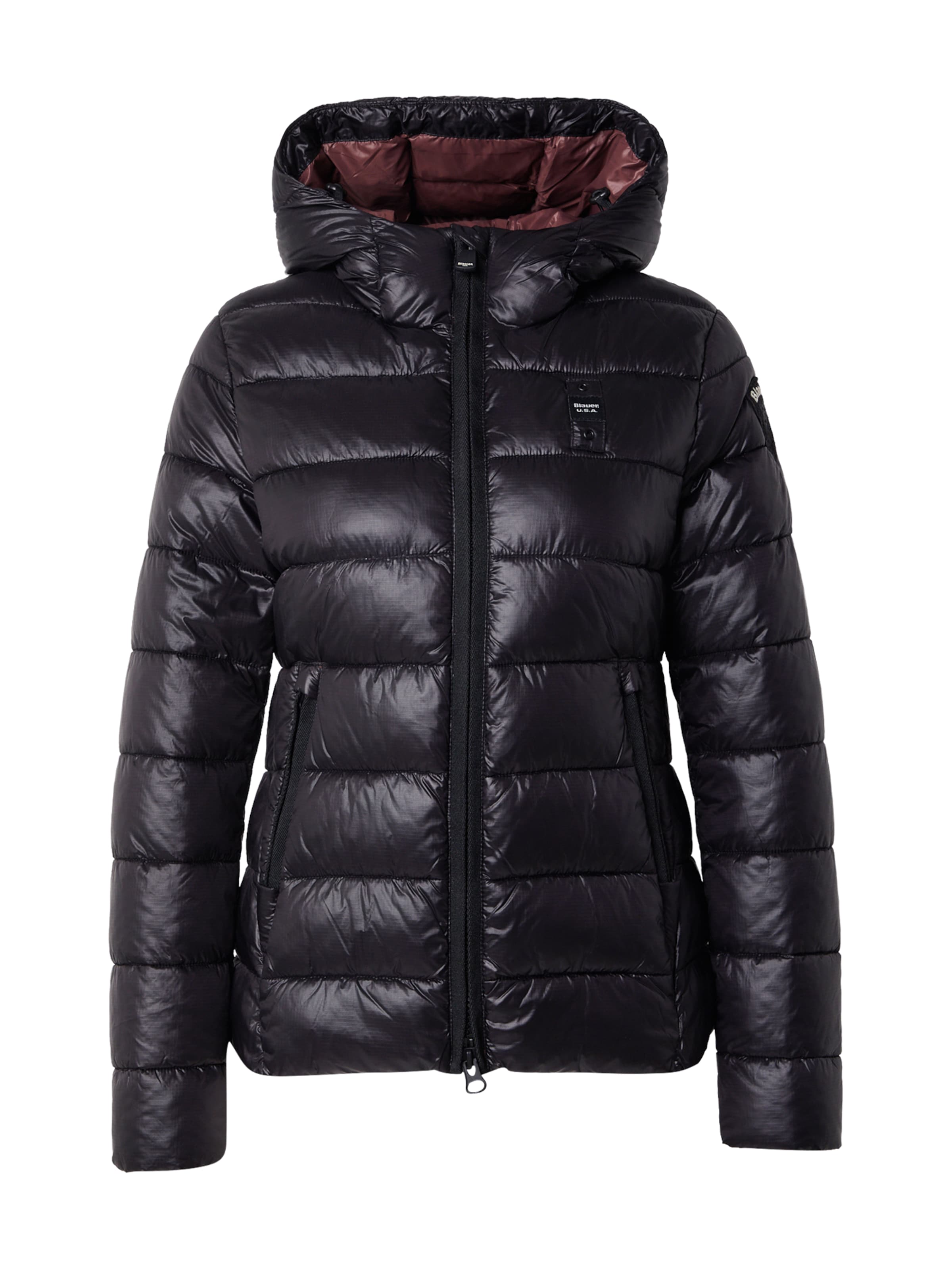 Blauer.USA Zimní bunda – černá: přední strana